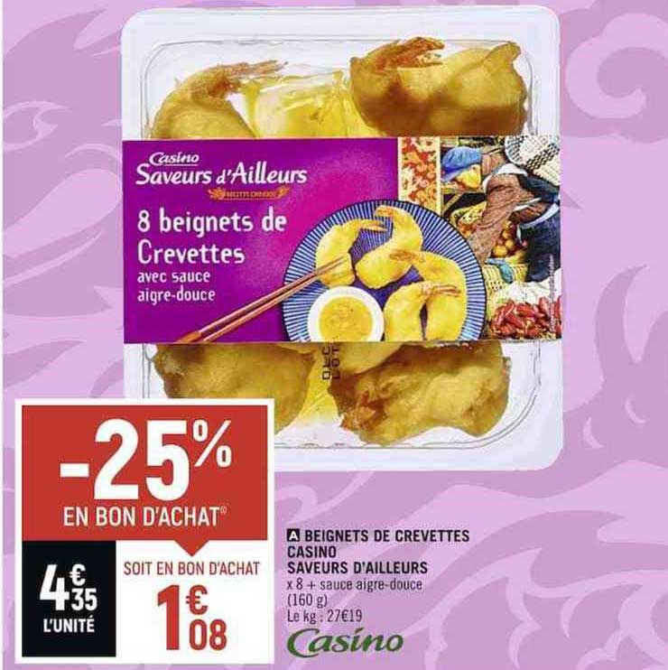 beignets de crevettes casino saveurs d'ailleurs