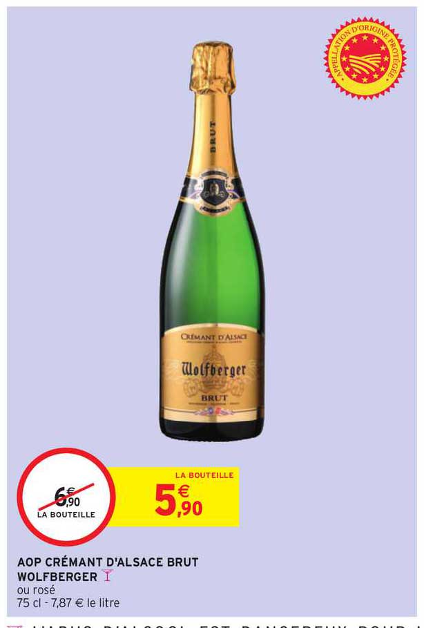 Aop Crémant D'alsace Brut Wolfberger