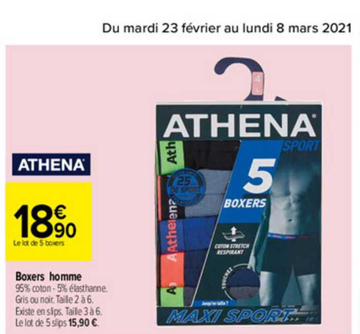 Boxers Homme Athena
