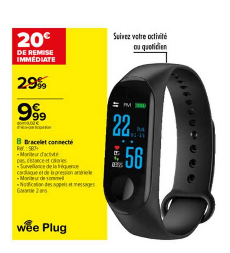 bracelet connecté wee plug