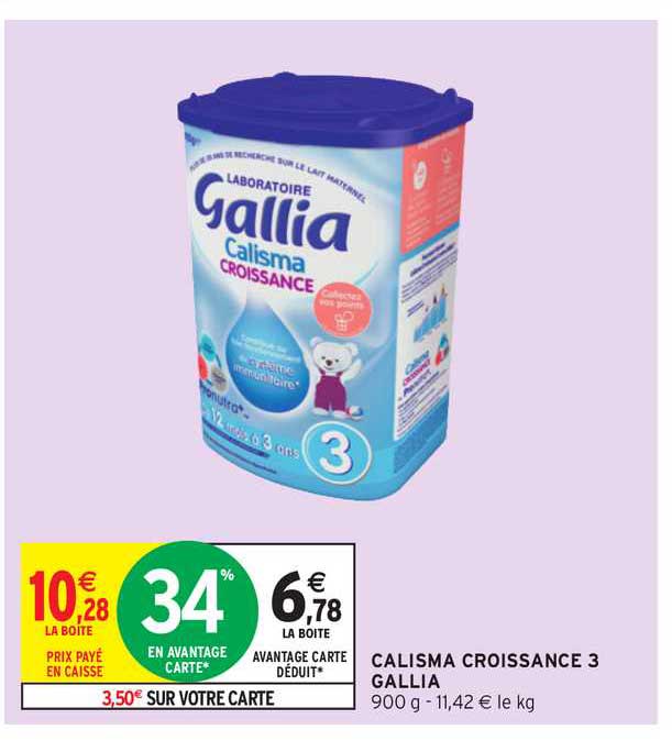 Calisma Croissance 3 Gallia