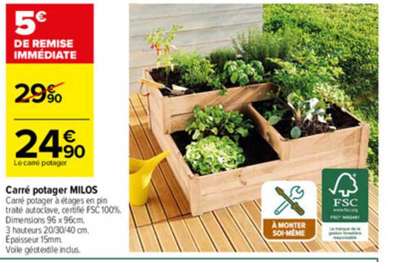 Carré Potager Milos