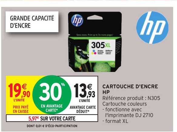 cartouche d'encre hp