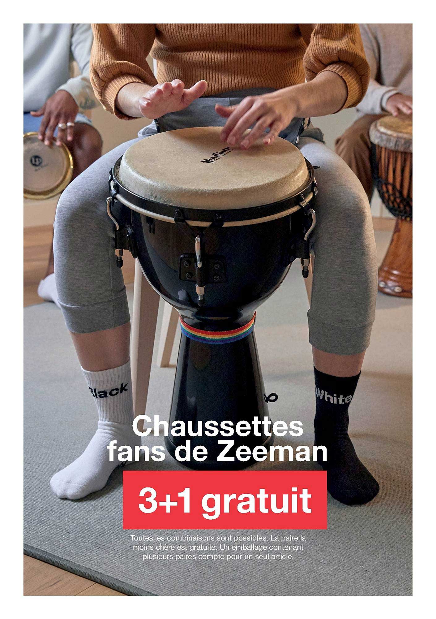 chaussettes fans de zeeman
