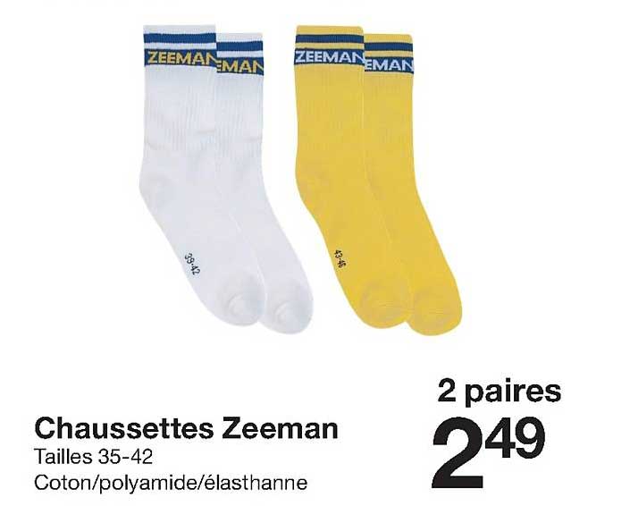chaussettes zeeman