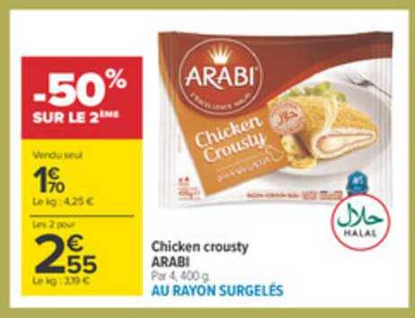 chicken crousty arabi