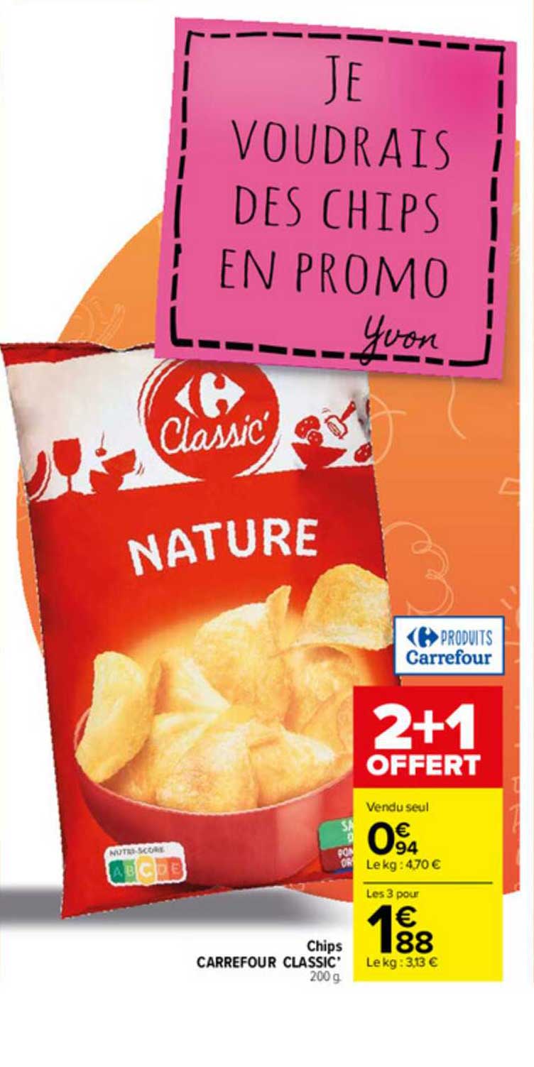 Chips Carrefour Classic