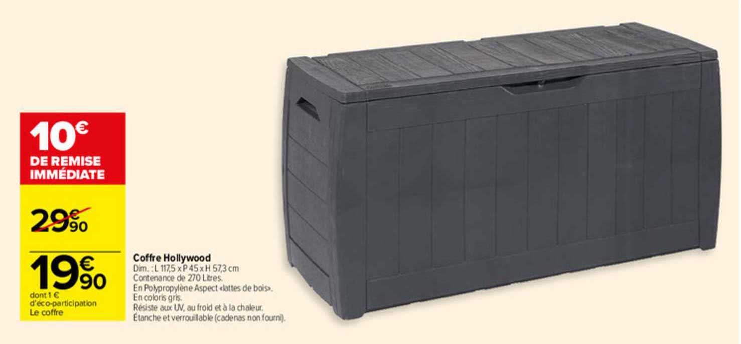 Coffre Hollywood