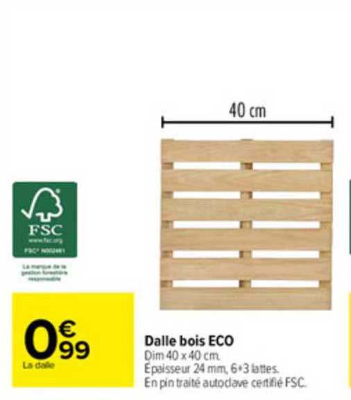 Dalle Bois Eco
