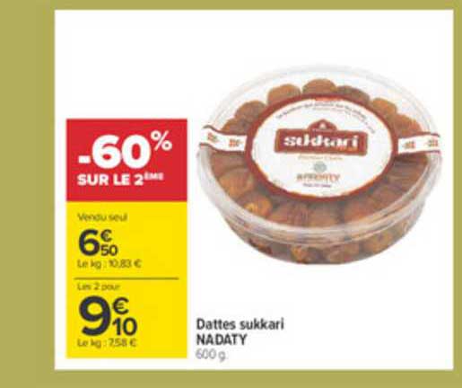 Dattes Sukkari Nadaty