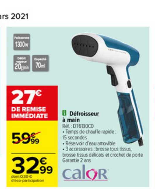 Défroisseur à Main Calor