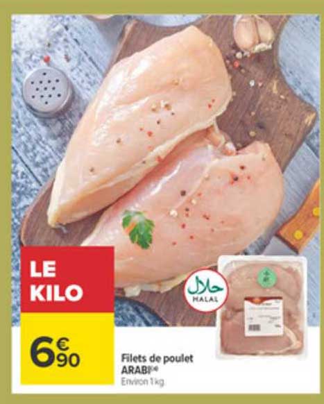 filets de poulet arabi