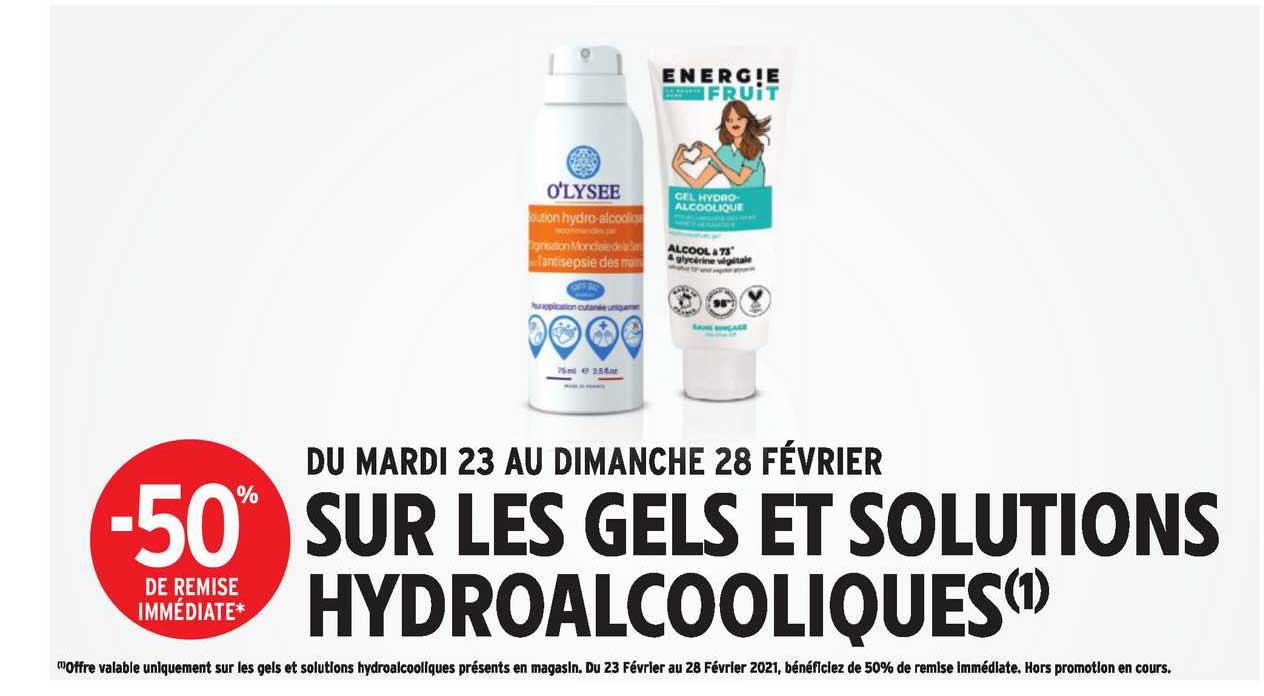 gels et solutions hydroalcooliques