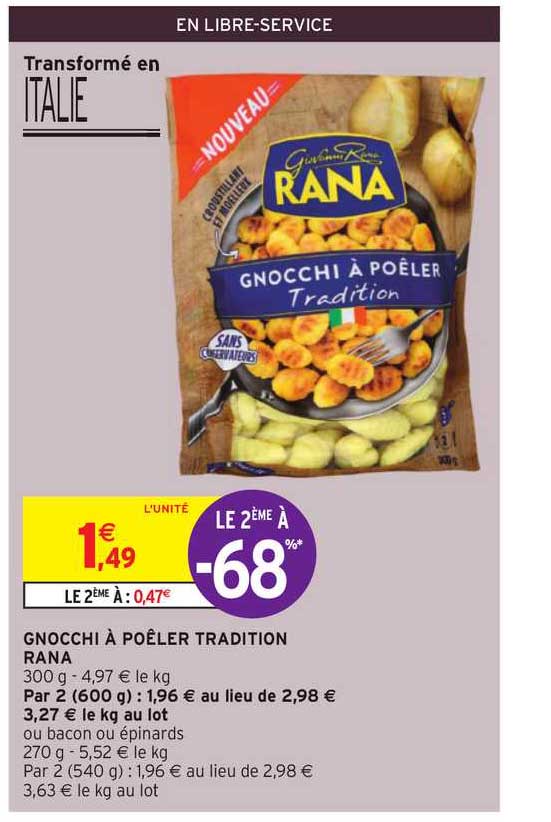 Gnocchi à Poêler Tradition Rana