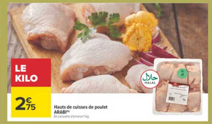 hauts de cuisses de poulet arabi