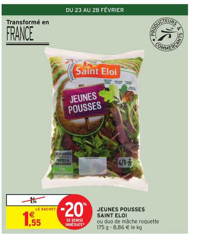 jeunes pousses saint éloi