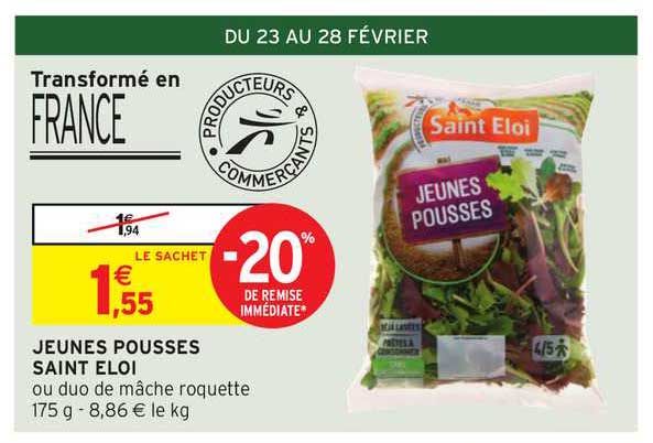 jeunes pousses saint éloi