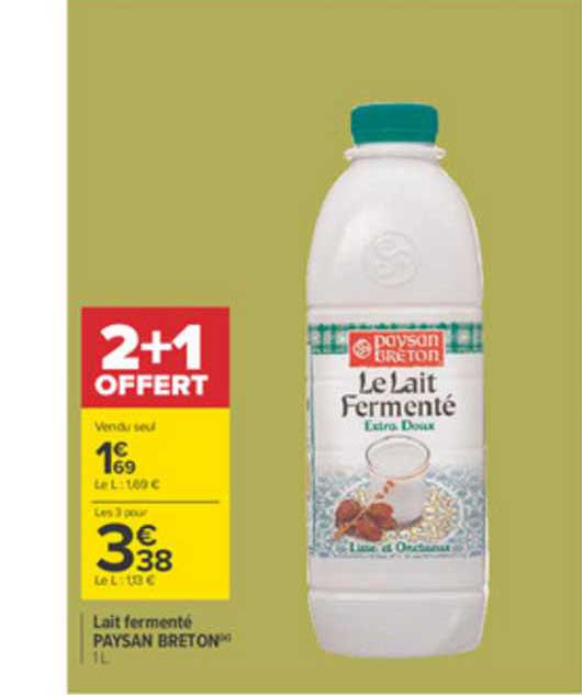 lait fermenté paysan breton