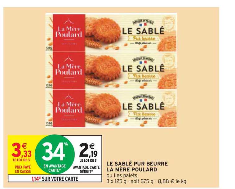 le sablé pur beurre la mère poulard