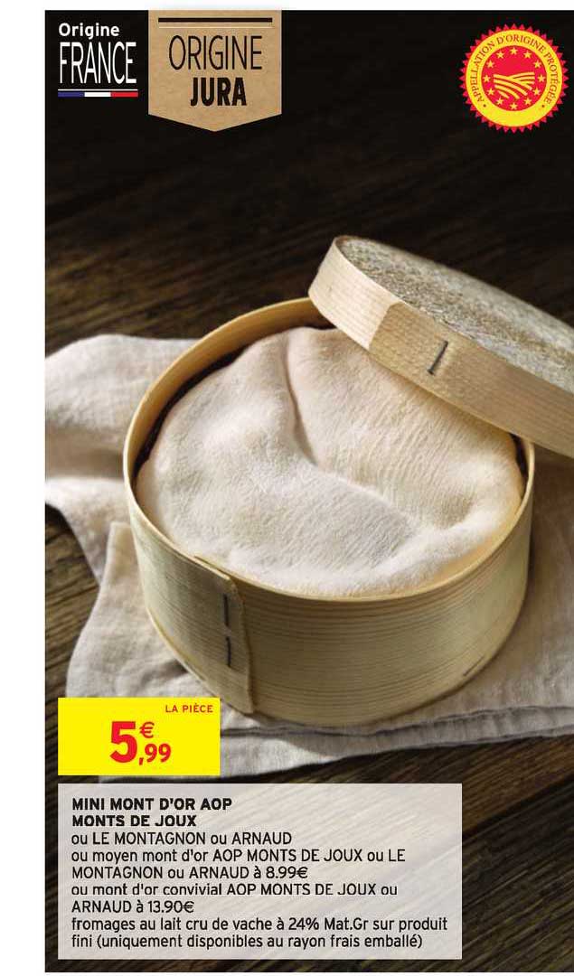 mini mont d'or aop monts de joux