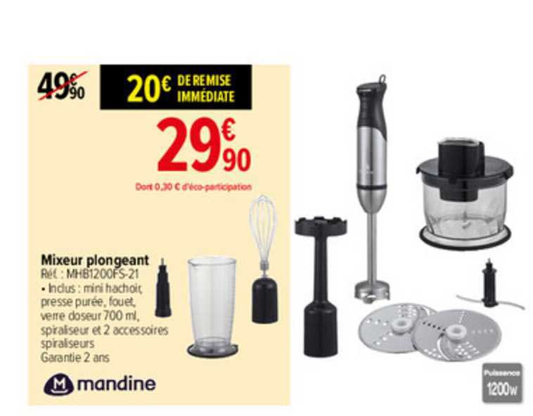 Mixeur Plongeant Mandine