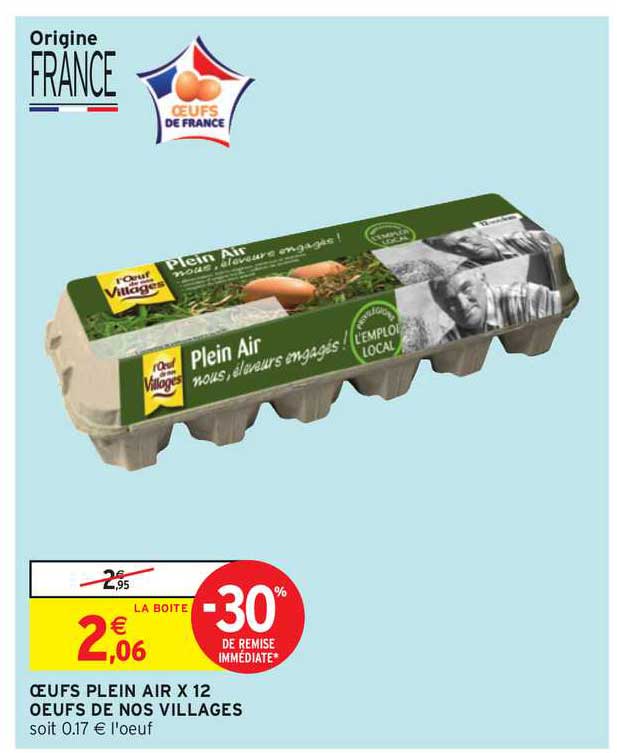 Oeufs Plein Air X12 Oeufs De Nos Villages