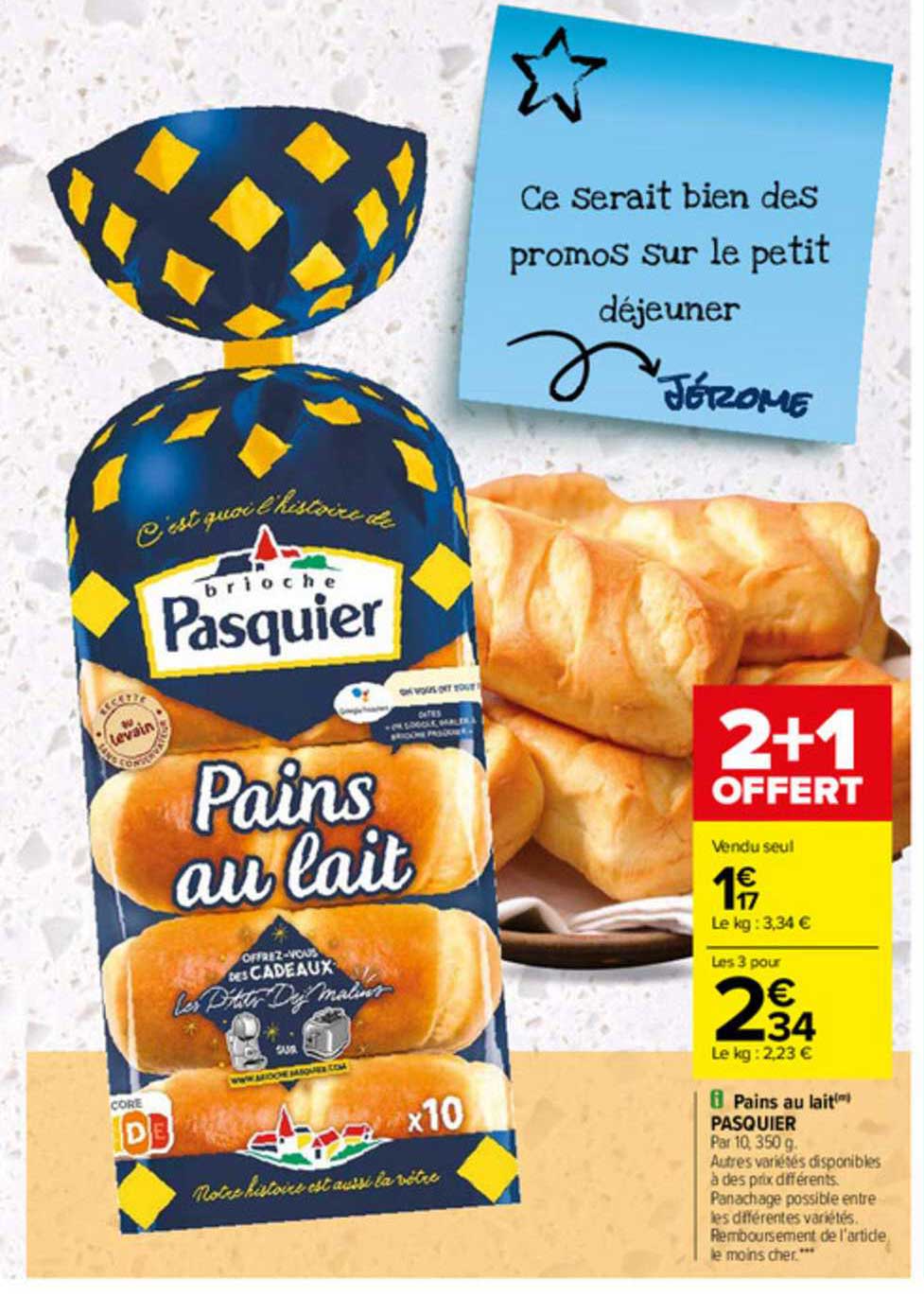Pains Au Lait Pasquier