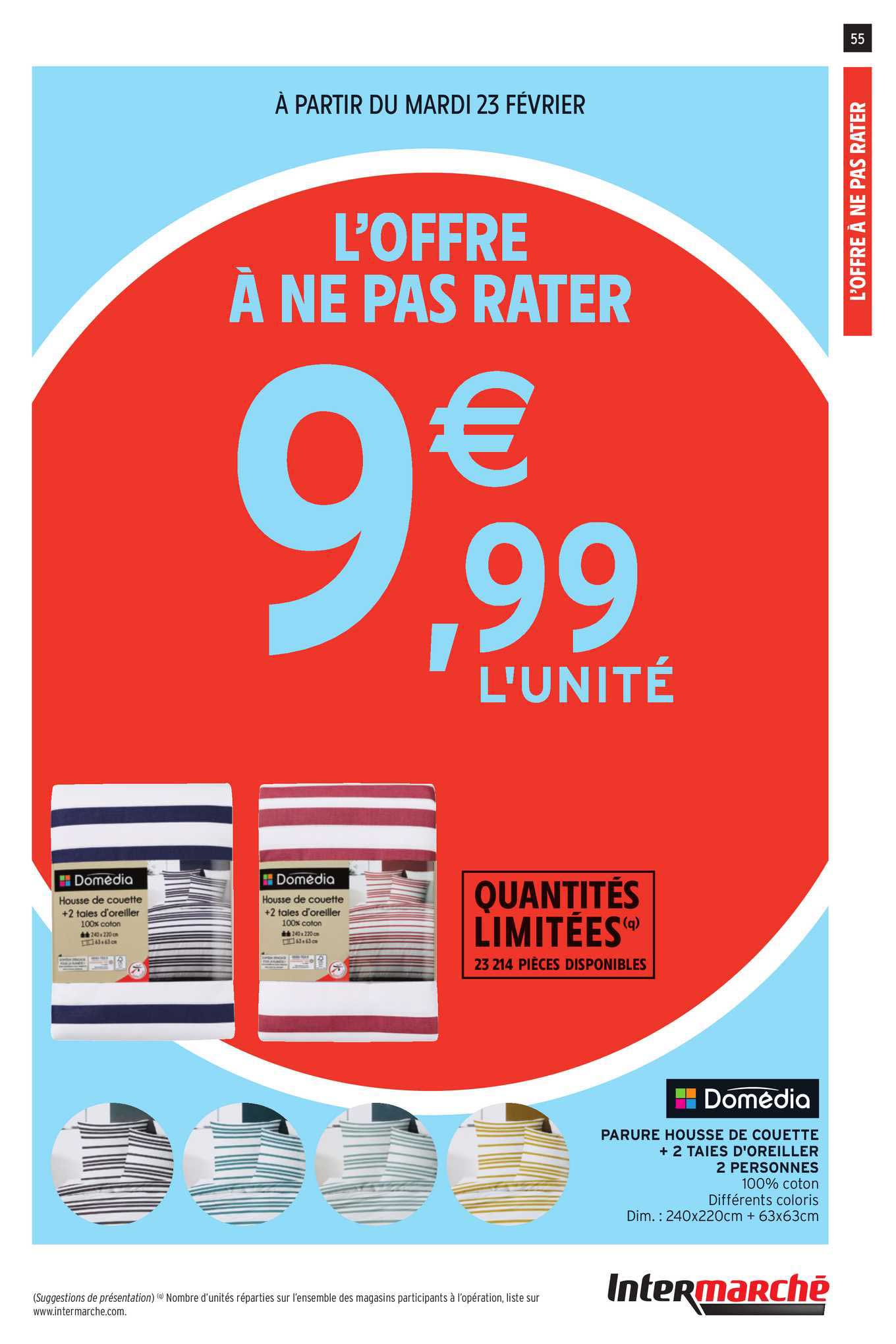 parure housse de couette + 2 taies d'oreillers 2