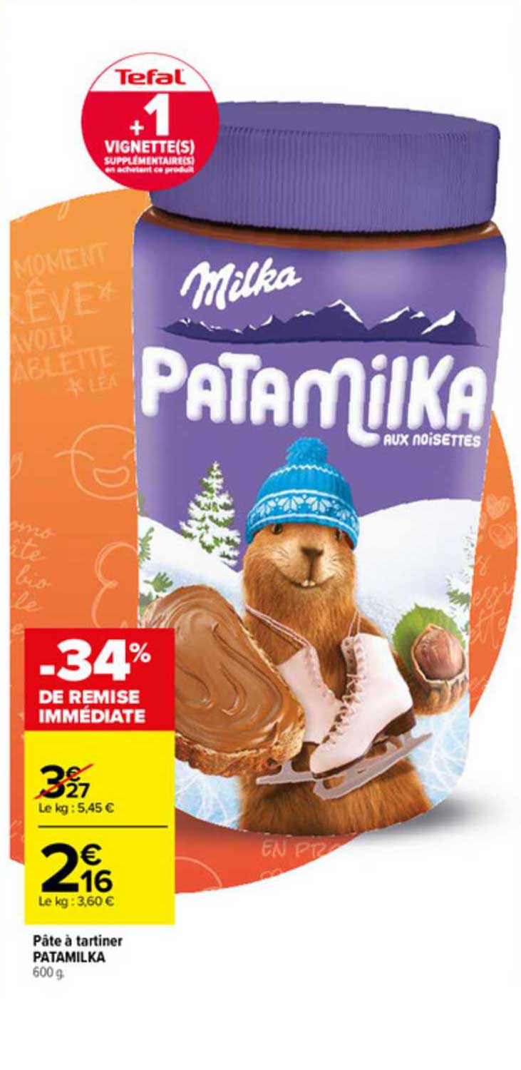 Pâte à Tartiner Patamilka