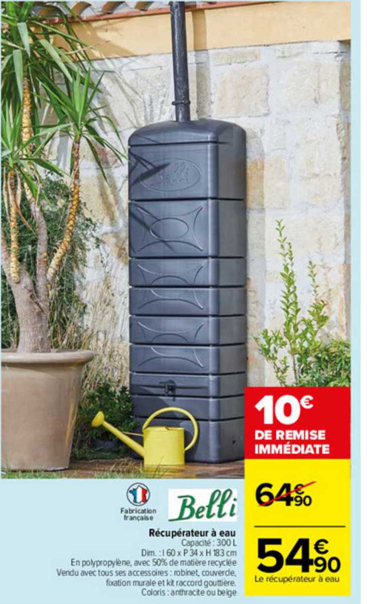 Récupérateur à Eau Belli