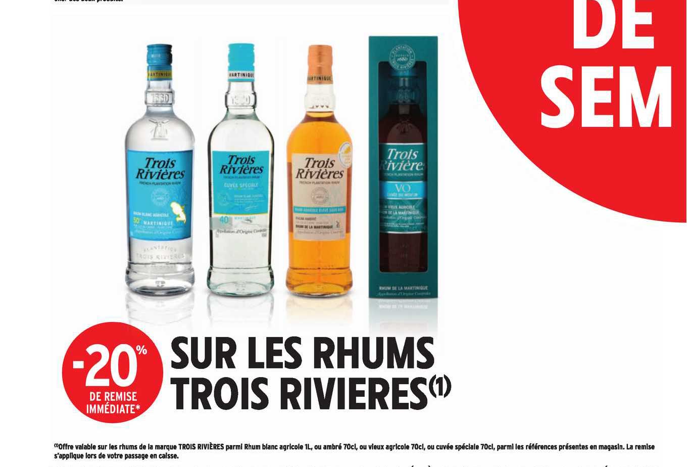 rhums trois rivières