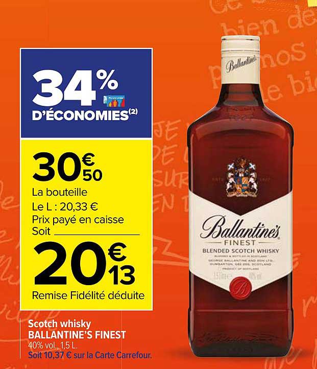 Scotch Whisky Ballantine's Finest