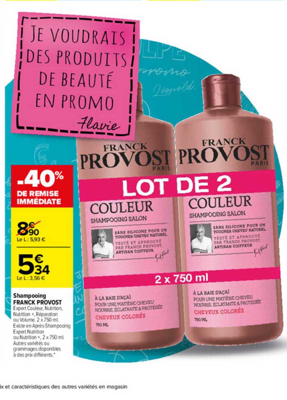 shampooing franck provost