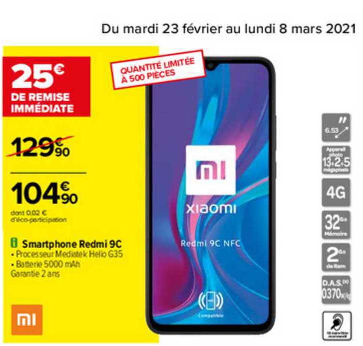 Smartphone Redmi 9c Xiaomi