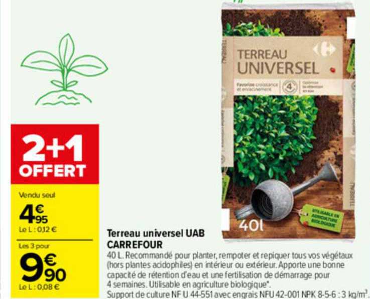 Terreau Universel Uab Carrefour