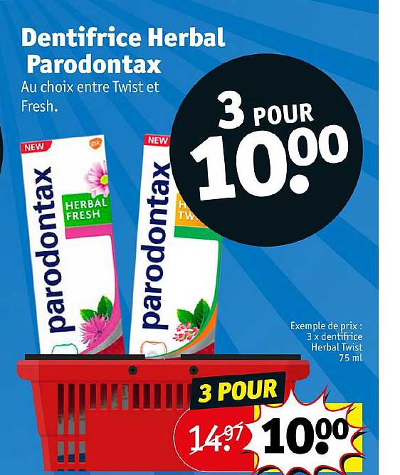 dentifrice herbal parodontax