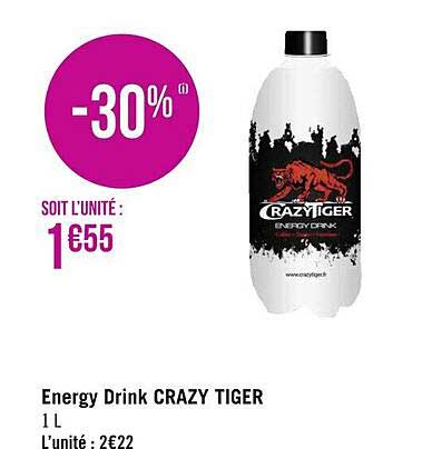 energy drink crazy tiger