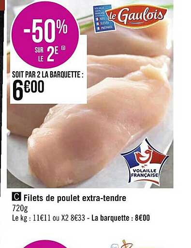 Filets De Poulet Extra-tendre