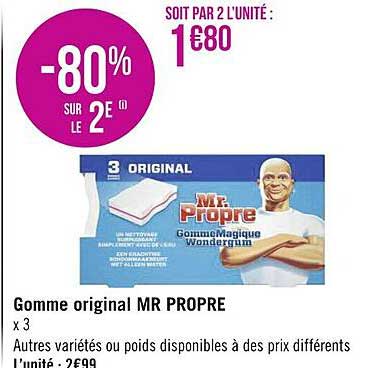 gomme original mr propre