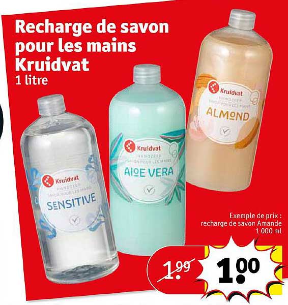 Recharge De Savon Pour Les Mains Kruidvat