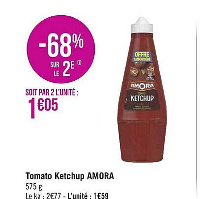 tomato ketchup amora