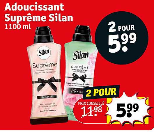 Adoucissant Suprême Silan