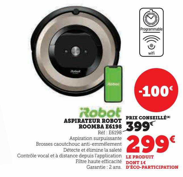 Aspirateur Robot Roomba E6198