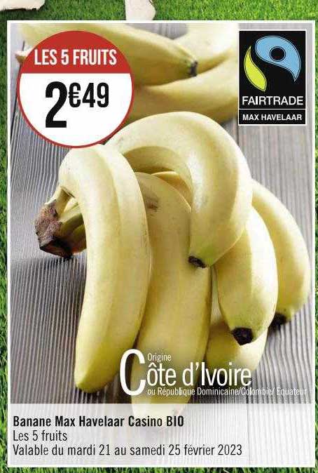 Banane Max Havelaar Casino Bio