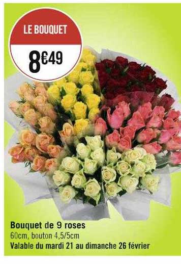 Bouquet De 9 Roses