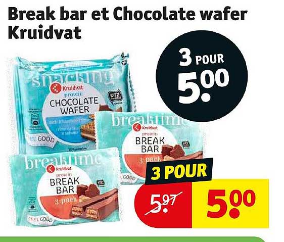 break bar et chocolate water kruidvat