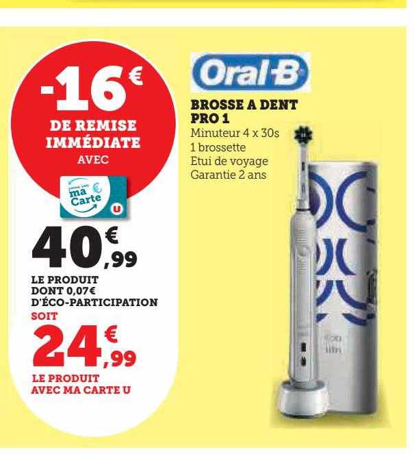 brosse à dent pro 1 oral-b