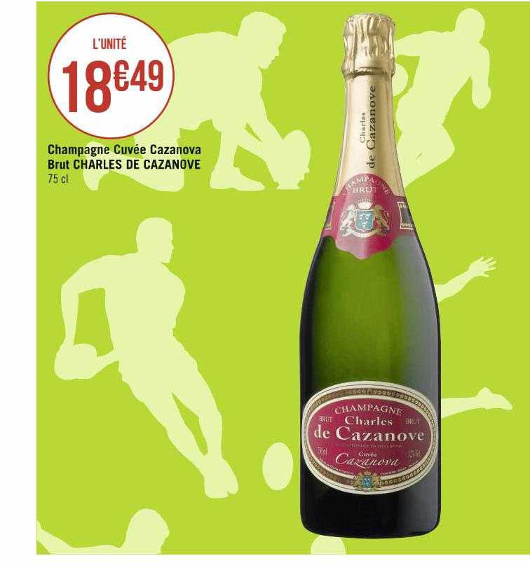 champagne cuvée casanova brut charles de cazanive