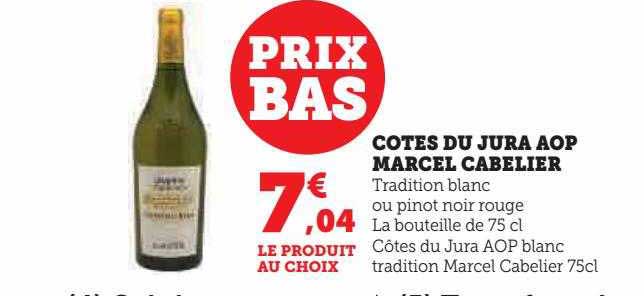 côtes du jura aop marcel cabelier