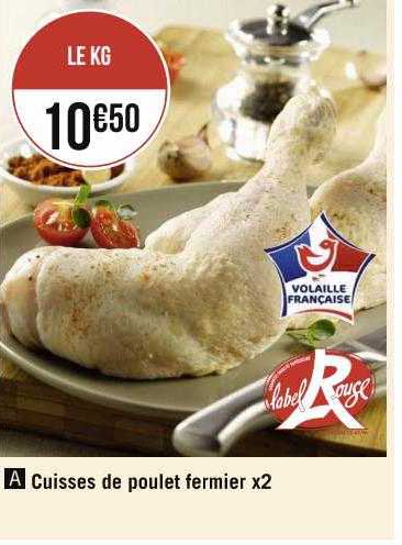Cuisses De Poulet Fermier X2